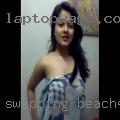 Swapping beach